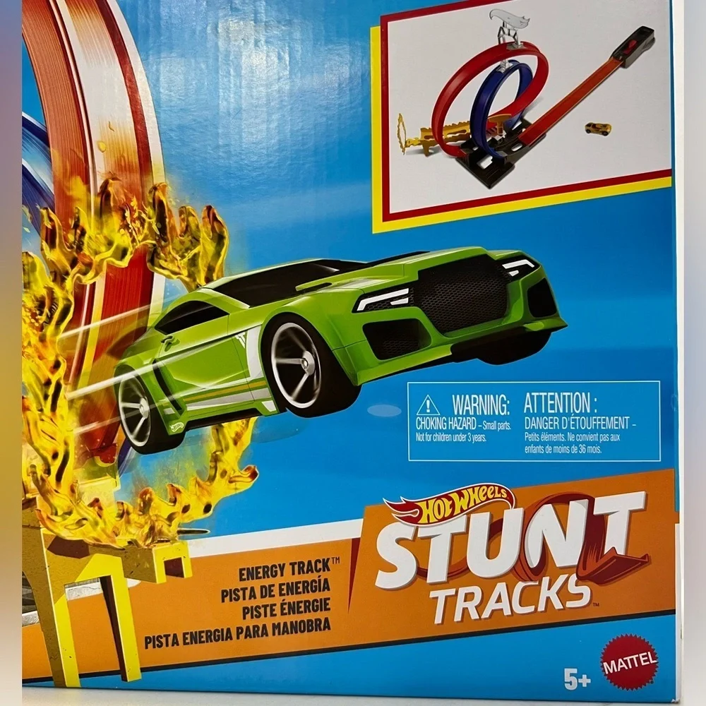 Double Loop Stunt Track - Blue & Red